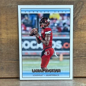2022 Panini Chronicles Draft Donruss Lamar Jackson #20 Louisville Cardinals - Picture 1 of 2