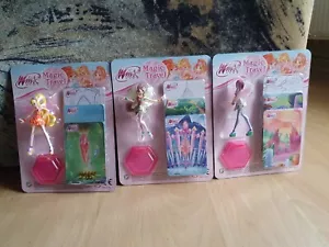 Winx Club Barbie Actionfiguren Magic Travel 3 Figuren Stella, Flora und Tecna - Bild 1 von 14