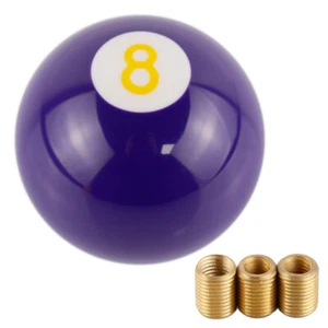 JDM NO.8 Round Ball Manual Car Gear Shift Knob Stick Shifter Lever Head - Picture 1 of 10