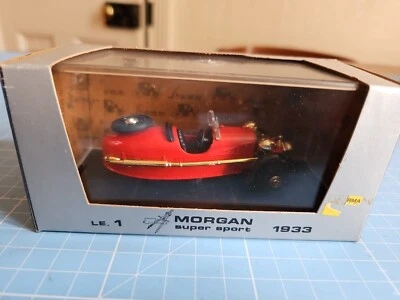 Brumm 1:43 1933 Morgan Super Sport  Red Limited Edition 1 Modeltime Box Case - Image 1 of 4