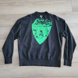 Rare AUTHENTIC Diesel S-MACKIS-G1 Sheild SWEATSHIRT SIZE X-Large- No Flaws - Picture 1 of 14