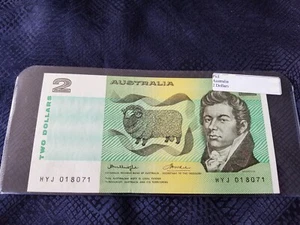 Australia 2 Dollars 1976 Pick #44c Knight-Wheeler UNC - Serial #NYJ 018071 - Picture 1 of 2