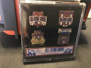 MLB 1996 All Star Game Conmemorativo Juego de 4 Pin Set Philadelphia Vererans Stadium - Imagen 1 de 7