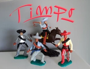 Mexicans, swoppets model toy soldiers made by Timpo UK 60/70's  - Picture 1 of 8