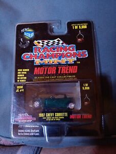 Racing Champions Mint 1997 Chevy Corvette #4 Green
