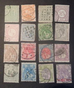 Niederlande Sammlung sehr alte Briefmarken - gestempelt 2 - Bild 1 von 2