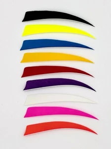 Trueflight Shield Cut Feathers - Left/Right Wing - 5 inch - Solid Color - Picture 1 of 1