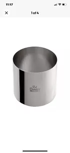 Fat Daddios Stainless Steel Round Cake & Pastry Ring, 4 x 3 Inch - Picture 1 of 13