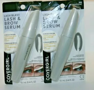 Covergirl, Lash Blast & Brow Serum, 100 Transparent, Lash Coating Brush (2 Pack) - Picture 1 of 3