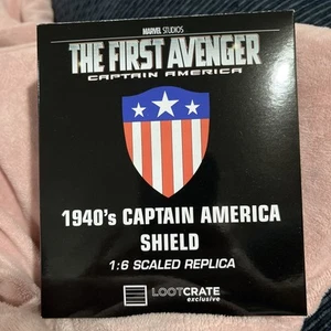 Loot Crate Marvel 1940’s Captain America Shield 1:6 Scaled Replica In Box - Picture 1 of 2