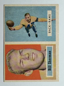 1957 Topps #58B Willard Sherman Cor (excelente) - Imagen 1 de 2