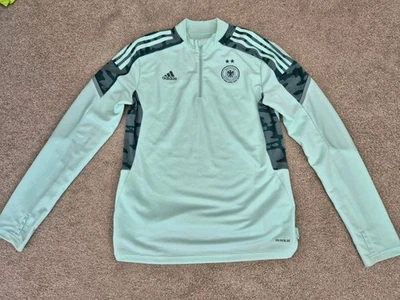 CHAQUETA TOP ENTRENAMIENTO FÚTBOL ADIDAS CLÁSICA ALEMANIA MUJER 2021 COMO NUEVA M MEDIANA Foto 1 de 4