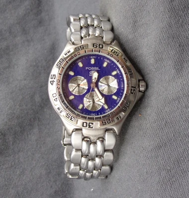 Reloj multifunción FOSSIL BQ-8795 para hombre con batería nueva - ¡Funciona muy bien!  c73 Foto 1 de 4