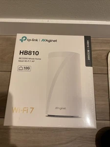 TP-Link Aginet HB810 BE22000 Whole Home Mesh Wi-Fi 7 tri-band Router - Afbeelding 1 van 2