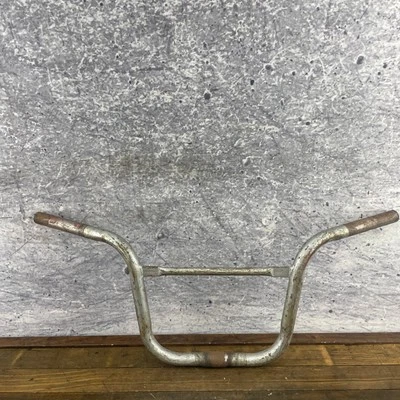 Old School BMX Handlebar 25.4  1" Box Bars Race OG 70s 80s Fits Gooseneck Silver - Image 1 of 4