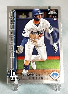 Hunter Feduccia 2025 Topps Chrome #288 Rookie RC Los Angeles Dodgers - Picture 1 of 3