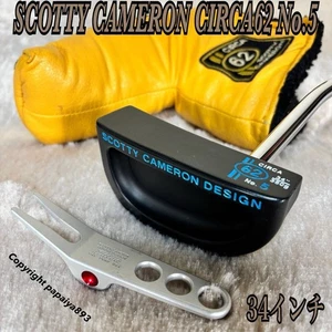 Putter Scotty Cameron Circa62 No.5 34 pulgadas con HC 510 g bonito - Imagen 1 de 10