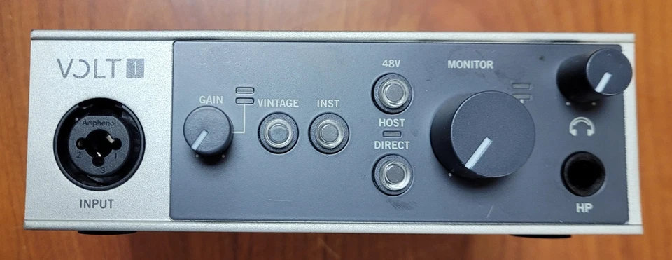 Universal Audio UA Volt 1 - USB C Audio Recording Interface - Image 1 of 4