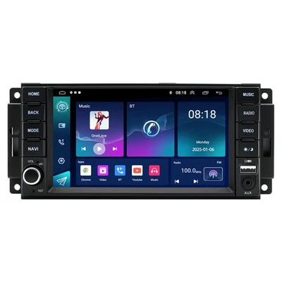 7in Car Stereo Radio Fit For Jeep Grand Cherokee 2008-2010 GPS Touch Screen WIFI - Image 1 of 4