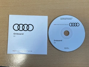 AUDI Q5 OWNERS CD MANUAL 2016-2020 ONBOARD OWNERS GUIDE **FREE POSTAGE** - Picture 1 of 1