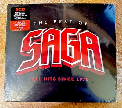 Saga - The Best Of Saga, All Hits Since 1978, 2 CD, Sealed Foto 1 de 3