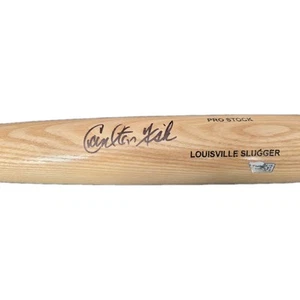 Carlton Fisk Autographed Baseball Bat Fanatics Certification Boston Red Sox - Picture 1 of 5