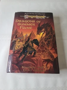 DRAGONS OF SUMMER FLAME Dragon Lance 1st Printing Margaret Weis Tracy Hickman DJ - Imagen 1 de 13