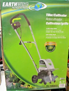 NEW EARTHWISE CORDED TILLER CULTIVATOR 8.5 AMPS 11" WIDE 8" DEEP CUT TC70001 - Picture 1 of 2