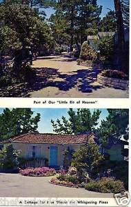 Carmel By-The-Sea Cottage Court Motel CA Johnny & Jinny Zack Rare circa 1960 - Picture 1 of 1
