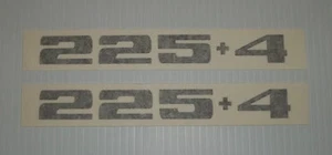 225+4 ENGINE DESIGNATION DECAL PAIR Fits Dodge Plymouth Jeep SLANT 6 HYPER PAK - Bild 1 von 3