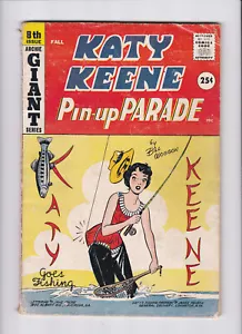 KATY KEENE PIN-UP PARADE #8 [1959 GD + FLIEGENANGELABDECKUNG! - Bild 1 von 2
