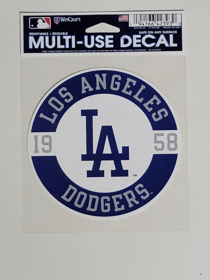 Los Angeles Dodgers Multi-use Decals 3.75" x 5" - NEW - FREE SHIPPING  - Image 1 of 1