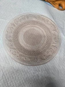 Plato de vidrio vintage Pink Depression 6by - Imagen 1 de 4