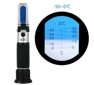 Refractometer Methanol Freezing Point Car Automotive Glass Tester Tools -50℃~0℃ - Imagen 1 de 15