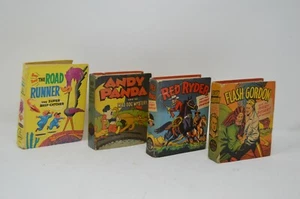Lot of 4 Vtg Better Little Book Andy Panda Road Runner Red Ryder Flash Gordon - Picture 1 of 3
