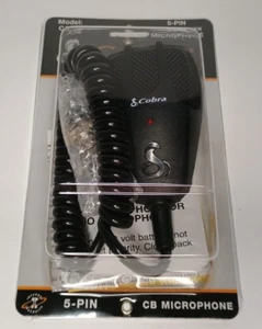 Microfono vintage nuovo 5 pin Cobra Ca-76 CB - SPEDIZIONE VELOCE! - Foto 1 di 4