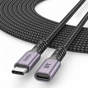 Usb C Extension Cable 15ft Usb Type C Extension Male To Female Braided Cord Exte - Picture 1 of 9