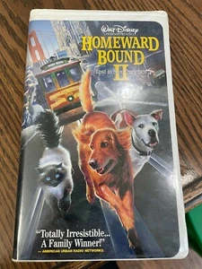 Walt Disney Homeward Bound 2 Lost in San Francisco VHS Clamshell 1997 - Picture 1 of 3