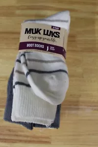 Calcetines MUK LUKS para mujer - paquete de 6 - se adapta a tallas de zapato 6-11 - neutro - NUEVO - 2900726 - Imagen 1 de 2