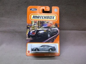 MATCHBOX 2021 #95 GRIGIO FORD POLIZIA INTERCEPTOR TROOPER AUTOSTRADA PATTUGLIA POLIZIOTTO AUTO - Foto 1 di 3