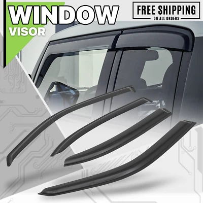 Deflector de viento de ventilación para visera de ventana con cinta adhesiva para 96-03 Mercedes-Benz Clase E Foto 1 de 4