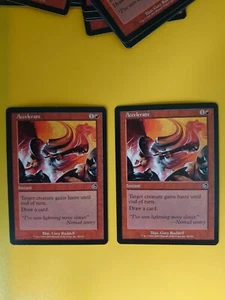 MTG Card. Accelerate x2 Instant Torment. As Pictures 2 cards - Picture 1 of 4