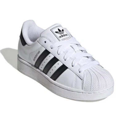 Adidas Superstar Donna Ragazzi Bianco Nero 36 37 38 39 40 scarpe sneakers casual - Imagen 1 de 4