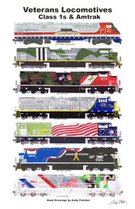 Póster de Locomotoras de Veteranos 11""x17"" firmado por Andy Fletcher - Imagen 1 de 1