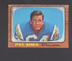 1966 Topps Football Card #130 Pat Shea-San Diego Chargers Ex Card