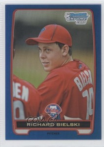 2012 Bowman Draft Chrome Picks Blue Refractors /250 Richard Bielski #BDPP97