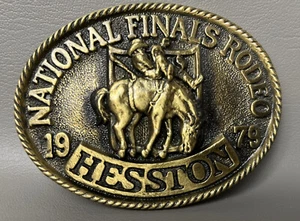 Vintage 1979 National Finals Rodeo Erwachsene Gürtelschnalle - Bild 1 von 2