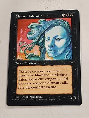 MTG Infernal Medusa (Italian Legends/Black/U) - BGM - Image 1 of 2