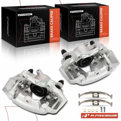 2 件盘式制动卡钳带支架前侧适用于梅赛德斯-奔驰 W212 C350 E250/350 — 第 1/4 张图片