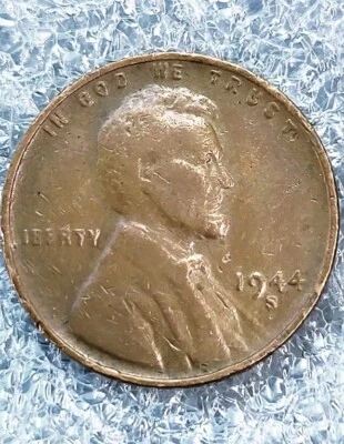 1944 S Lincoln Wheat Cent  - Image 1 of 4
